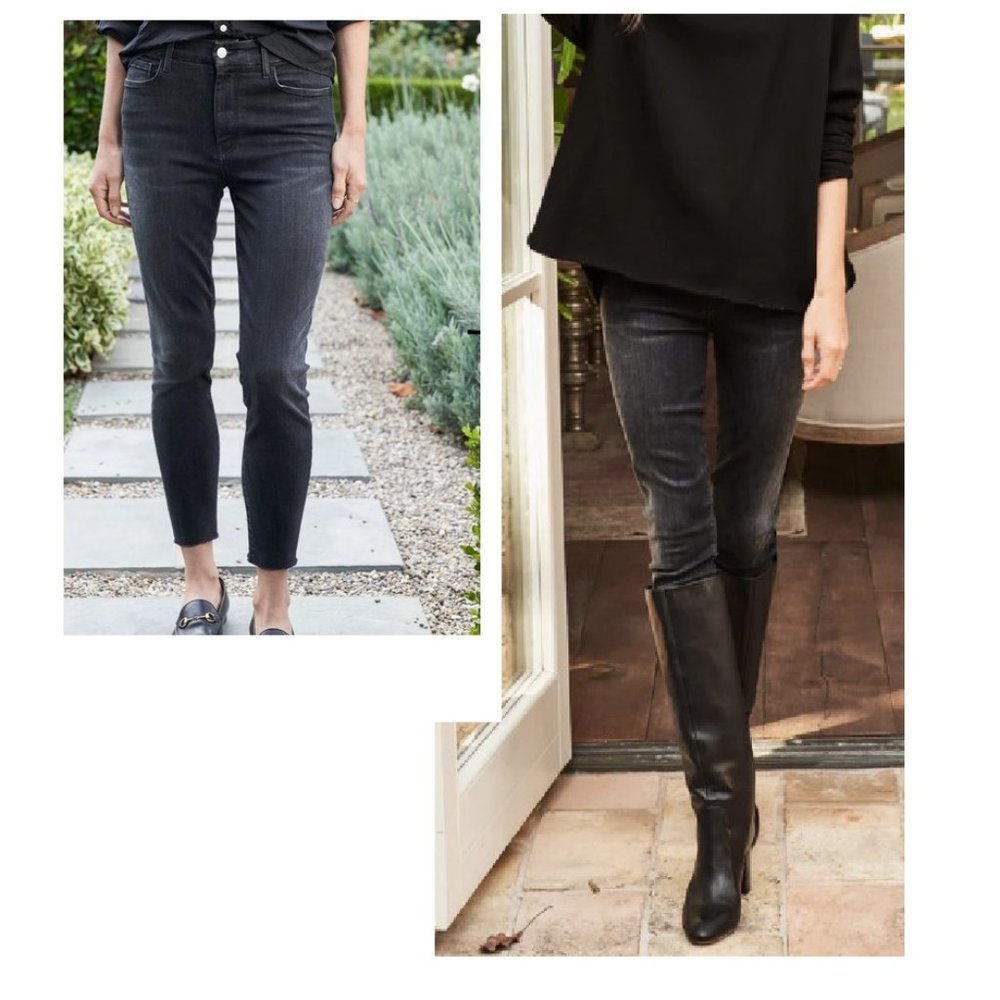 Frank & Eileen Women’s Skinny Jeans in Washed Black